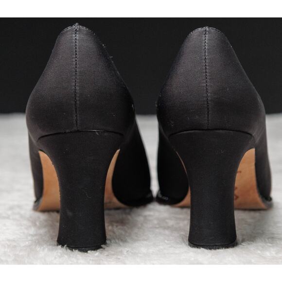 Apostrophe Vintage Piccolo Black Crystal Embellished Heels Womens Size 8 main image 0